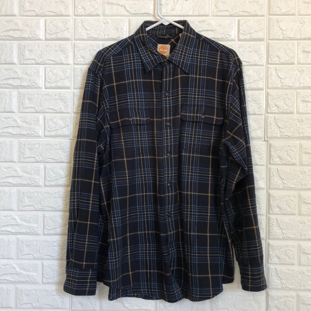 Timberland men’s plaid flannel shirt